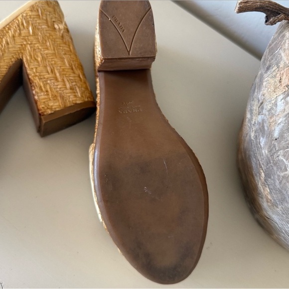 Prada Wedge Platform Slide Sandals - Picture 7 of 7